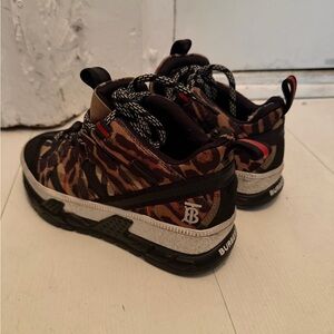 Burberry London Animal Print Sneakers